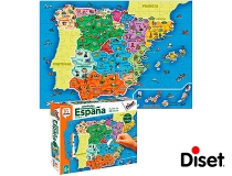 Juego Diset didactico provincias de espaa