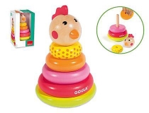 Juego Goula didactico apilable gallina 53457