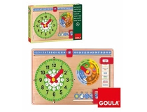 Juego Goula didactico reloj calendario