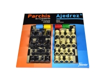 Parchis con ajedrez tablero