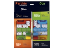 Parchis con oca tablero pequeo 42,5x33x4,45