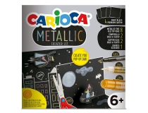 Set de dibujo Carioca metallic 