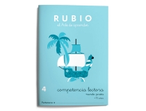 Cuaderno Rubio competencia lectora 4 mundo