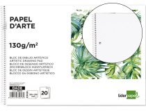 Bloc dibujo Liderpapel artistico espiral