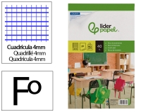 Bloc examenes Liderpapel cuadro 4mm