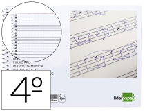 Bloc musica Liderpapel combi pentagrama