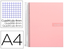 Cuaderno espiral Liderpapel A4 crafty