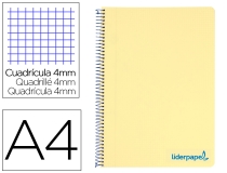 Cuaderno espiral Liderpapel A4 wonder