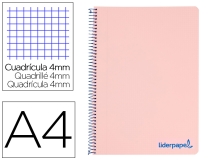 Cuaderno espiral Liderpapel A4 wonder