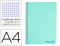 Cuaderno espiral Liderpapel A4 wonder