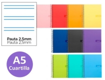 Cuaderno espiral Liderpapel A5 crafty