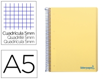 Cuaderno espiral Liderpapel A5 micro