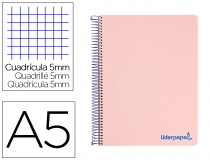 Cuaderno espiral Liderpapel A5 micro