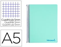 Cuaderno espiral Liderpapel A5 micro