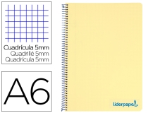 Cuaderno espiral Liderpapel A6 micro