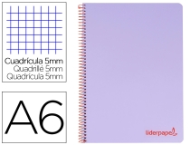 Cuaderno espiral Liderpapel A6 micro