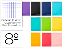 Cuaderno espiral Liderpapel bolsillo octavo apaisado  BQ09