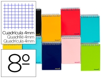 Cuaderno espiral Liderpapel bolsillo octavo