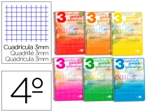 Cuaderno espiral Liderpapel cuarto pautaguia