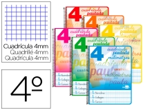 Cuaderno espiral Liderpapel cuarto pautaguia