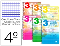 Cuaderno espiral Liderpapel cuarto pautaguia