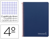 Cuaderno espiral Liderpapel cuarto