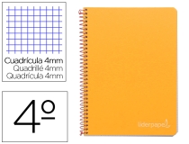 Cuaderno espiral Liderpapel cuarto