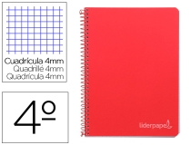 Cuaderno espiral Liderpapel cuarto witty