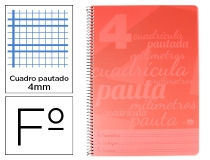 Cuaderno espiral Liderpapel folio