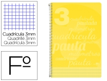 Cuaderno espiral Liderpapel folio pautaguia