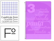 Cuaderno espiral Liderpapel folio pautaguia