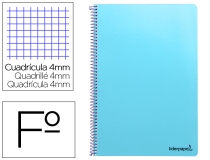 Cuaderno espiral Liderpapel folio smart