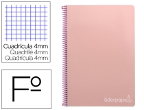 Cuaderno espiral Liderpapel folio witty tapa  BF73