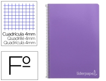 Cuaderno espiral Liderpapel folio witty tapa  BF37