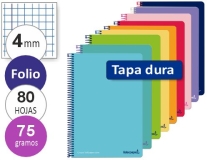 Cuaderno espiral Liderpapel folio witty