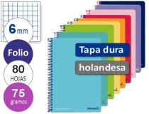 Cuaderno espiral Liderpapel folio witty tapa  BF67