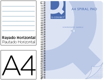 Cuaderno espiral q connect A4