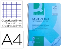 Cuaderno Espiral Qconnect A4 M