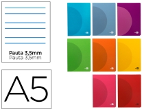 Libreta Liderpapel 360 tapa de plastico  LF18