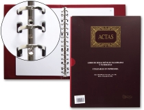 Libro de actas, hojas