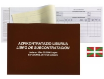 Libro subcontratacin Euskera, Azpikontratazio Liburua,