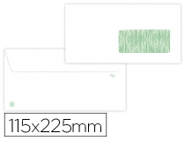 Sobre Liderpapel blanco 115x225 mm