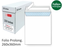 Sobres tipo bolsa 260x360 mm,