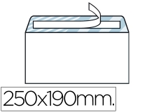 Sobre Liderpapel n.13 blanco cuarto prolongado  SB16