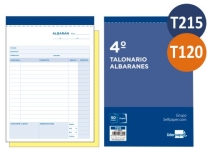 Talonario albaranes T-120 T215, duplicado, original  Liderpapel