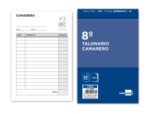 Talonario Liderpapel camarero 8