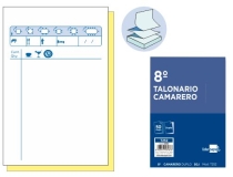 Talonario Liderpapel camarero 8