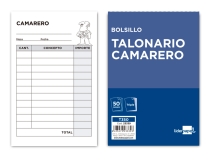 Talonario camareros bolsillo original y