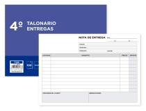 Talonario Liderpapel entregas cuarto original t129