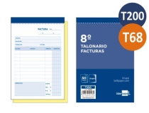 Talonario Liderpapel facturas 8 original 